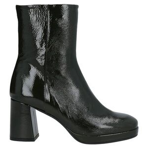 Dark Green Patent Leather Boots